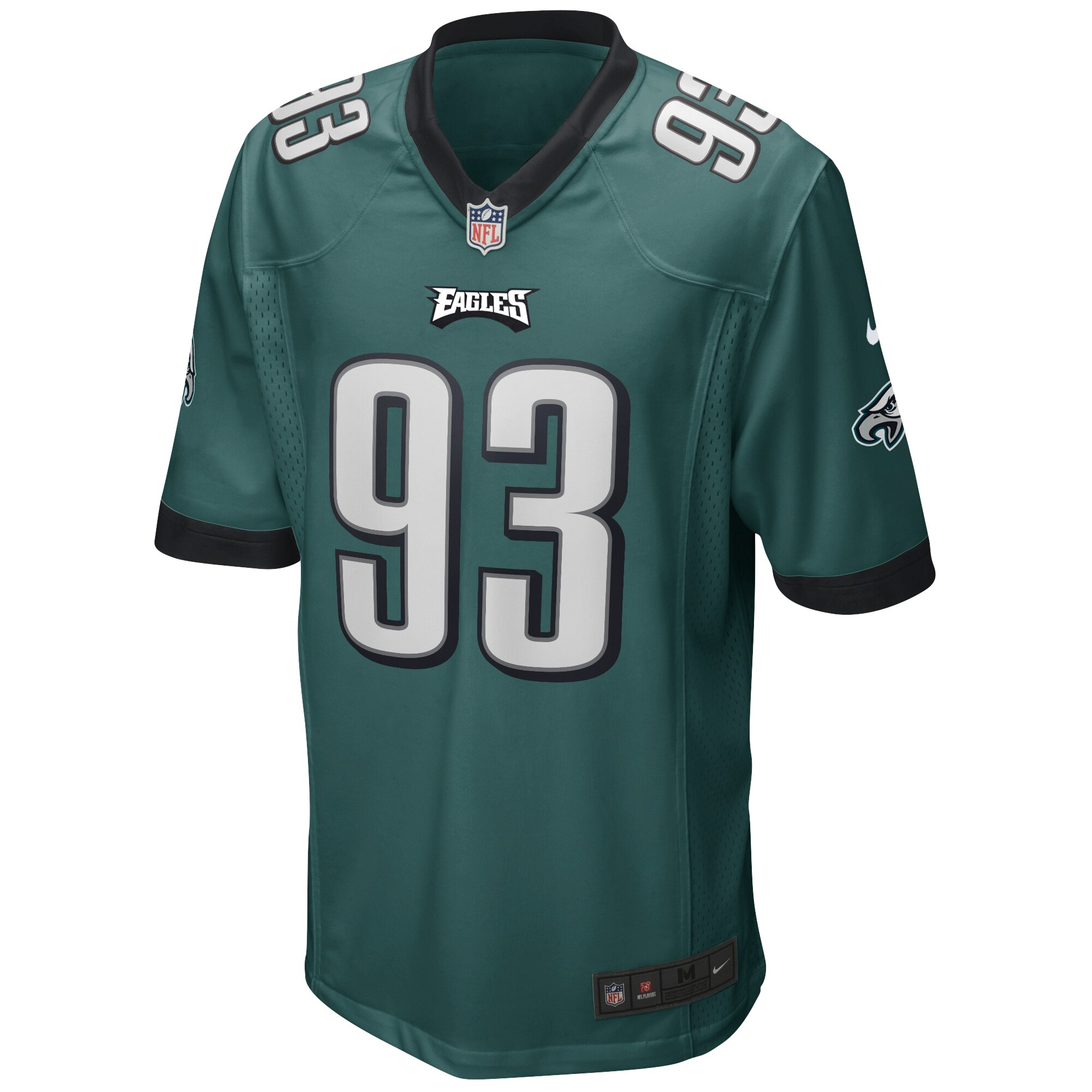 Javon Hargrave Philadelphia Eagles Nike Game Player Jersey - Midnight Green