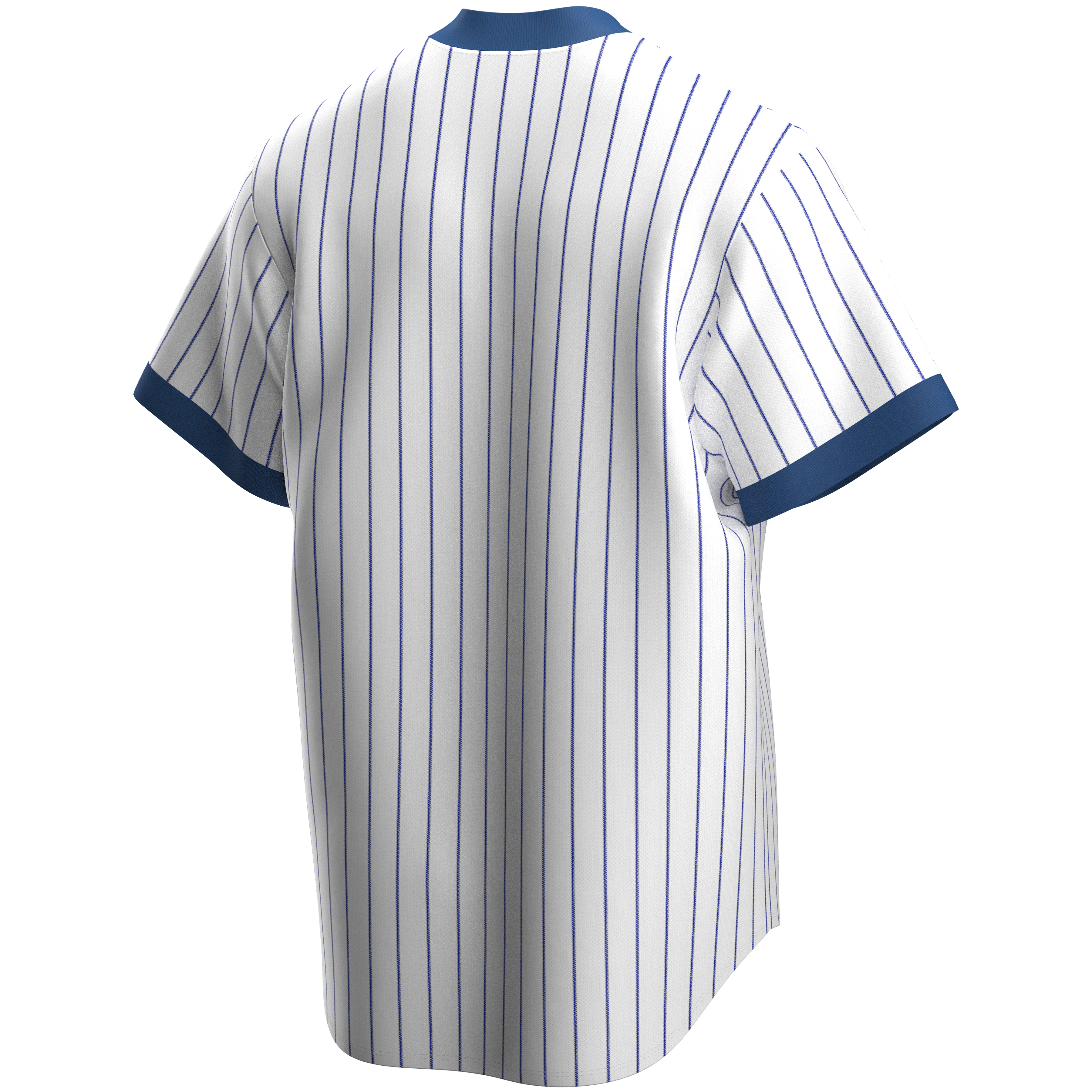 Chicago Cubs Nike Cooperstown Home Pinstripe V-neck Jersey