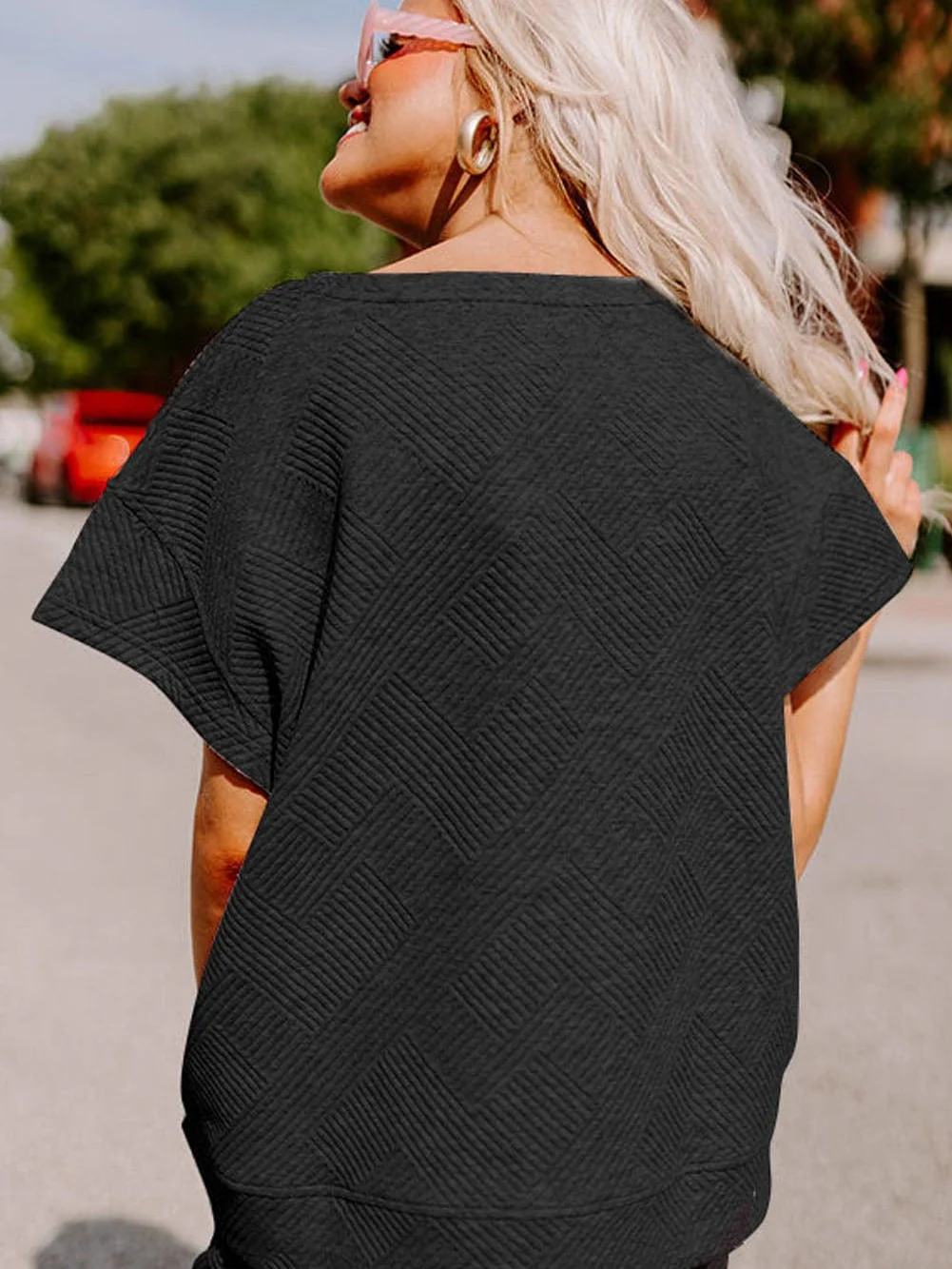 Eggcellent Black Textured Easter 2-Piece Outfit