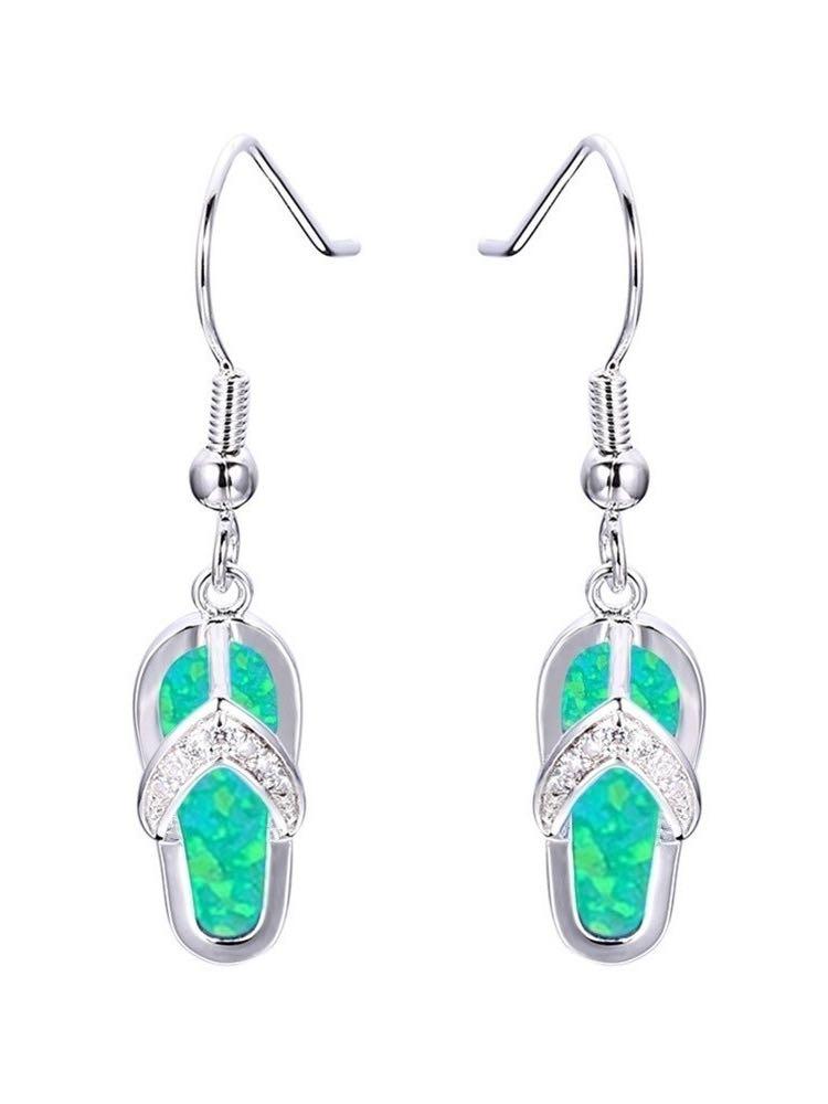 Crystal Flip Flop Earring