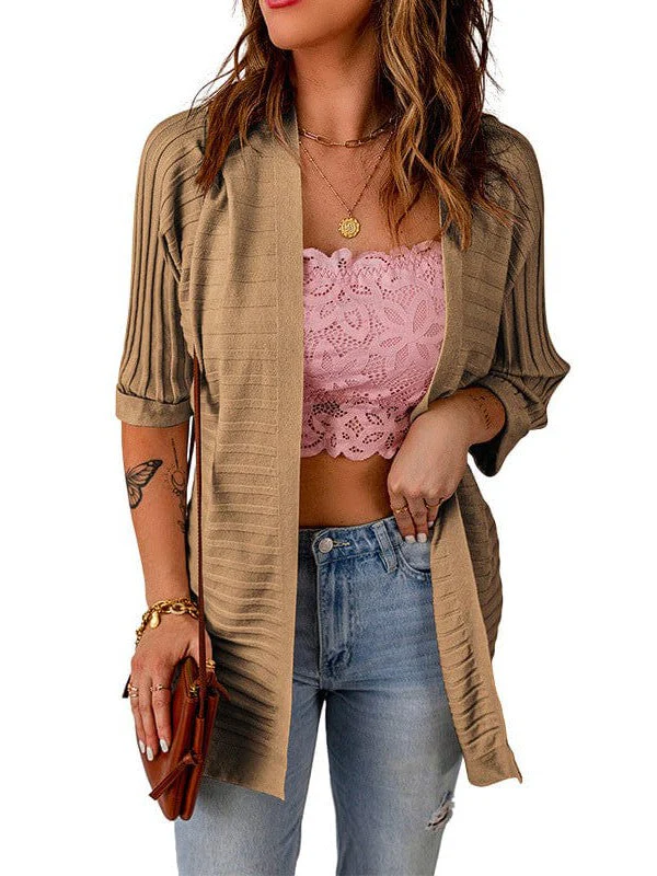 Women'S Shawl Collar Cardigan Sweater In Various Colors