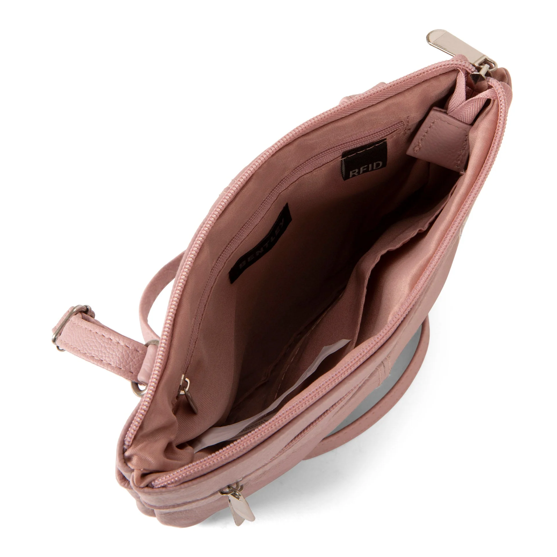 Mini Essential RFID Multi-Zip Crossbody