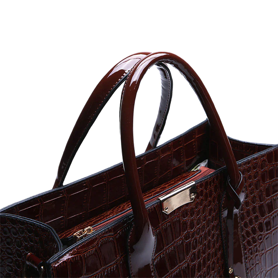 Ladies luxury tote handbag large capacity