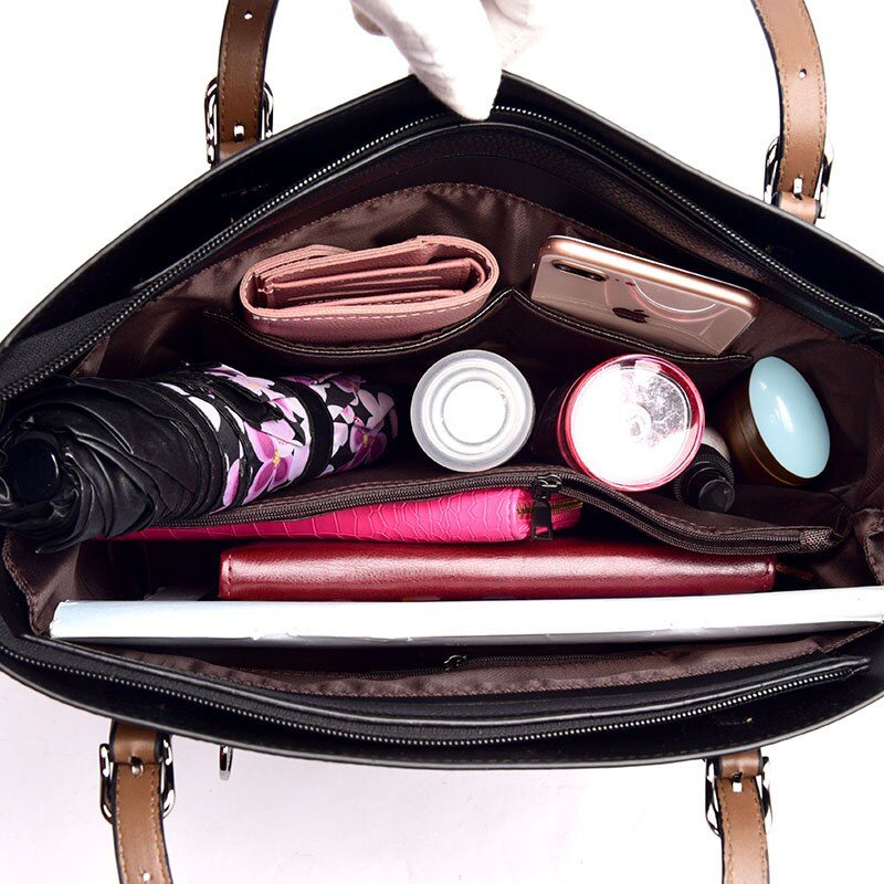 Large Zip Top Tote Bag