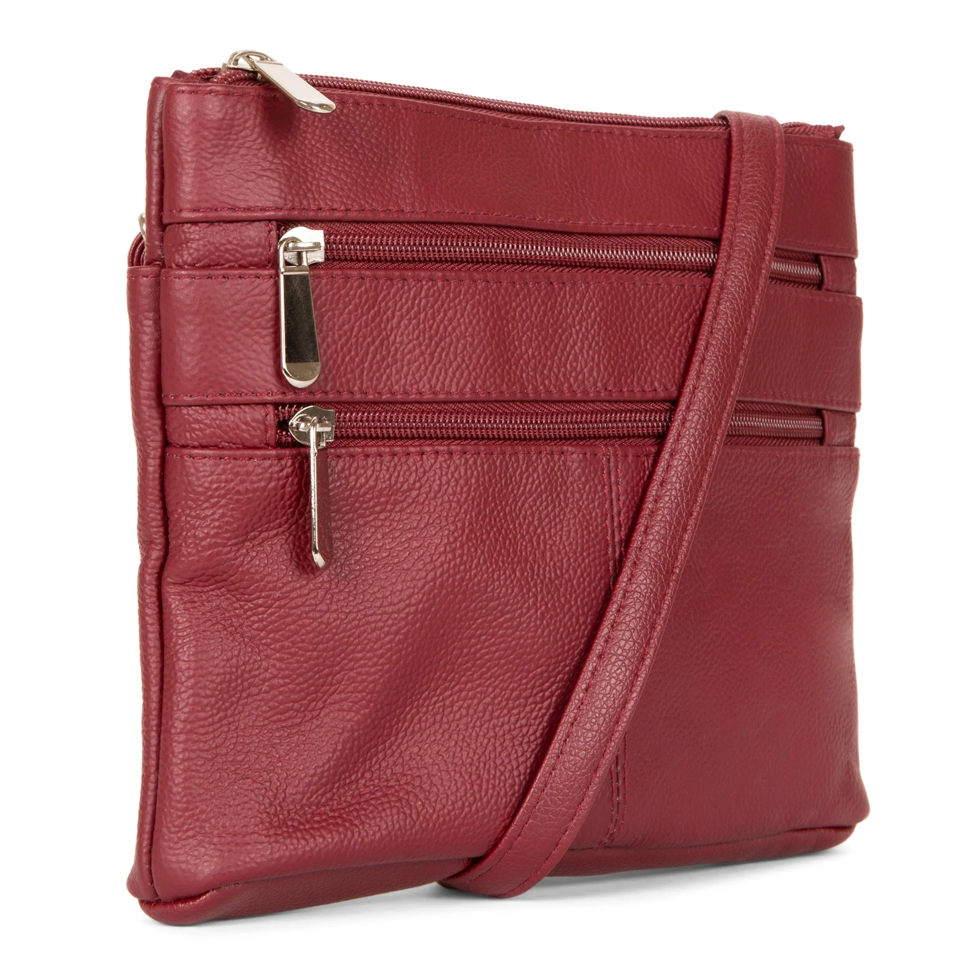 Mini Essential RFID Multi-Zip Crossbody