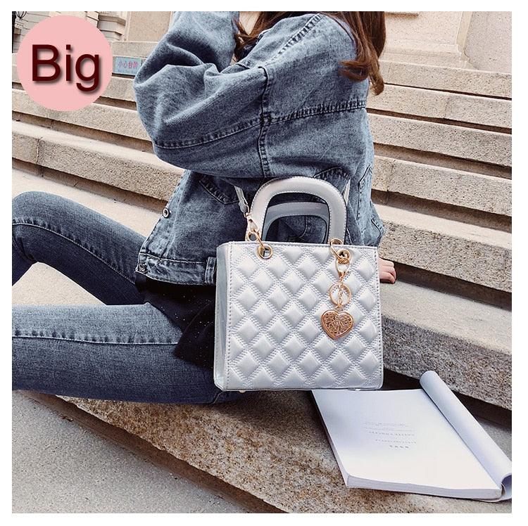 Ladies Fashion Tote Bag - Large Shiny Finish