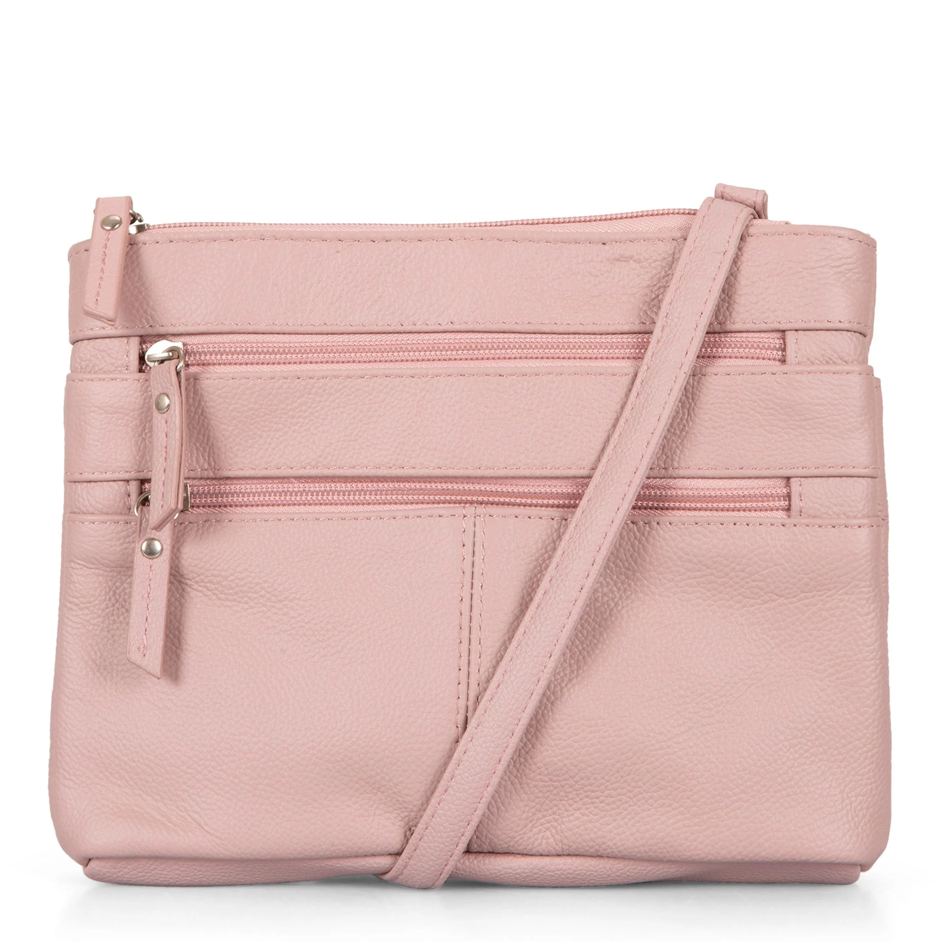 Mini Essential RFID Multi-Zip Crossbody