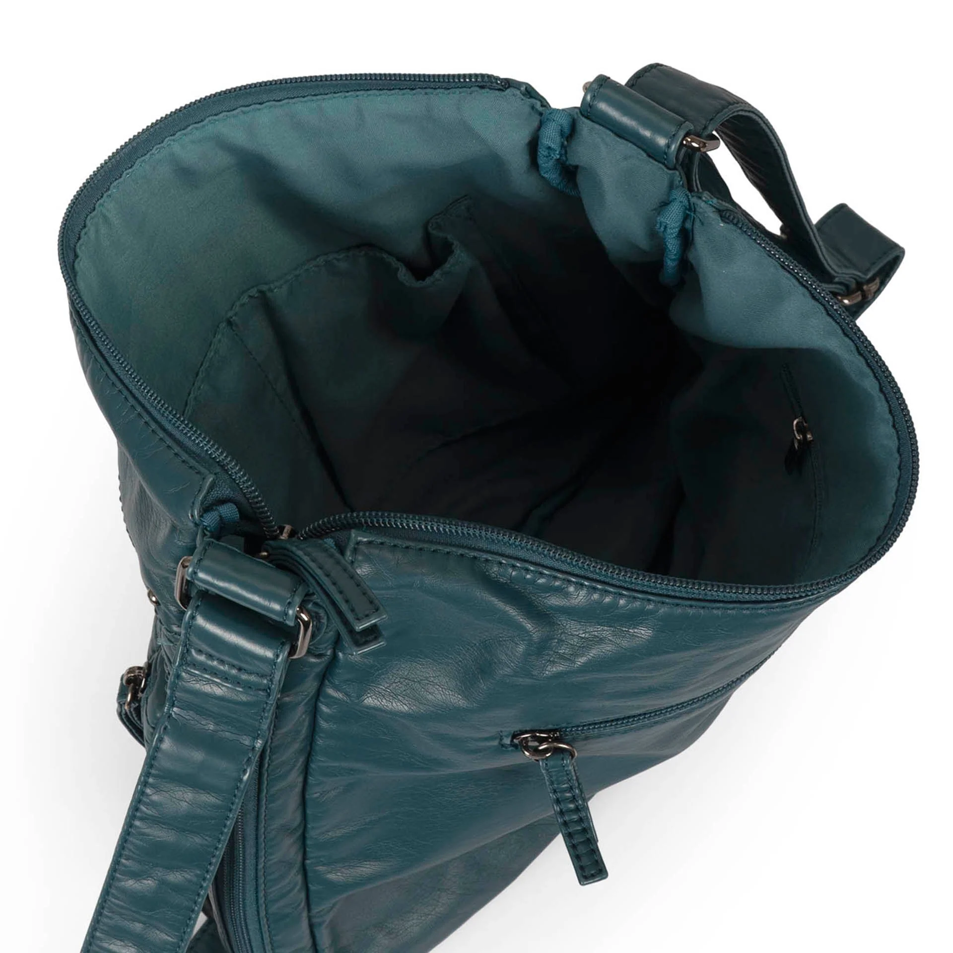 Medium Quilted Expandable Crossbody with Front Pockets