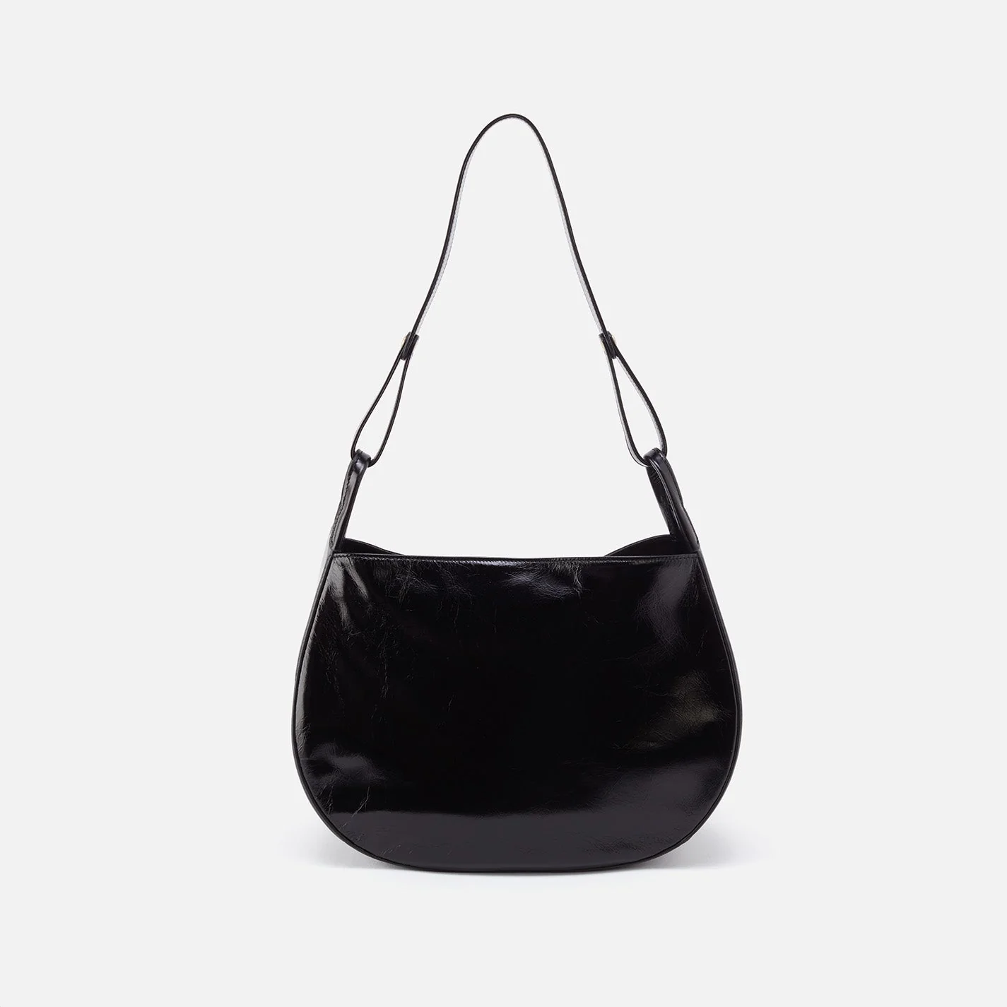 Arla Shoulder Bag in Polished Leather