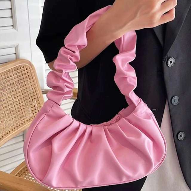 Ladies ruched shoulder bag