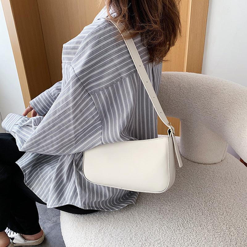 Womens minimalist statement shoulder bag