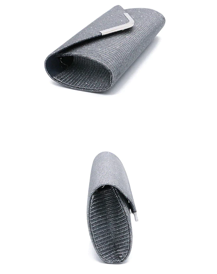 Women's evening bag - v-opening clutch shoulder and crossbody bag