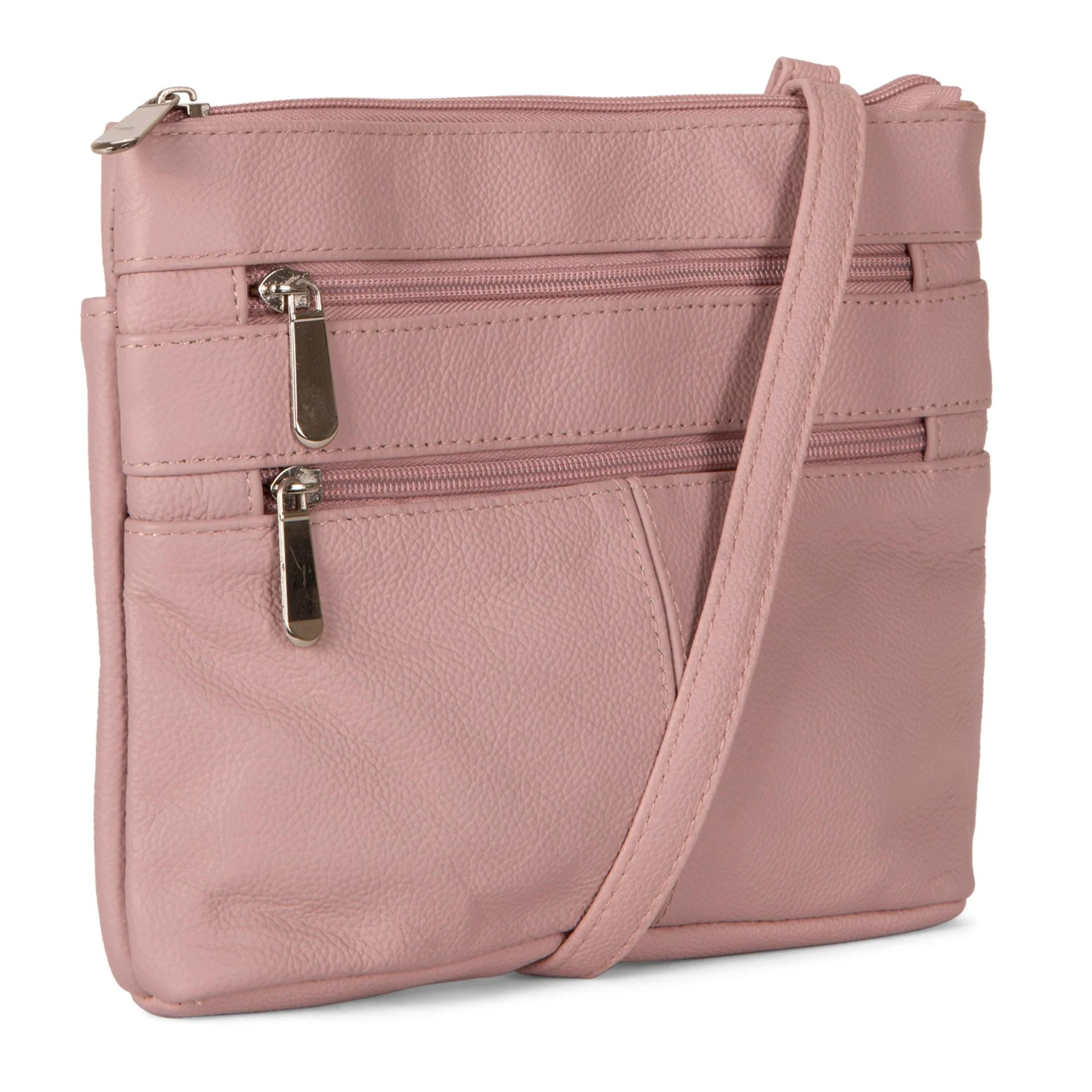 Mini Essential RFID Multi-Zip Crossbody