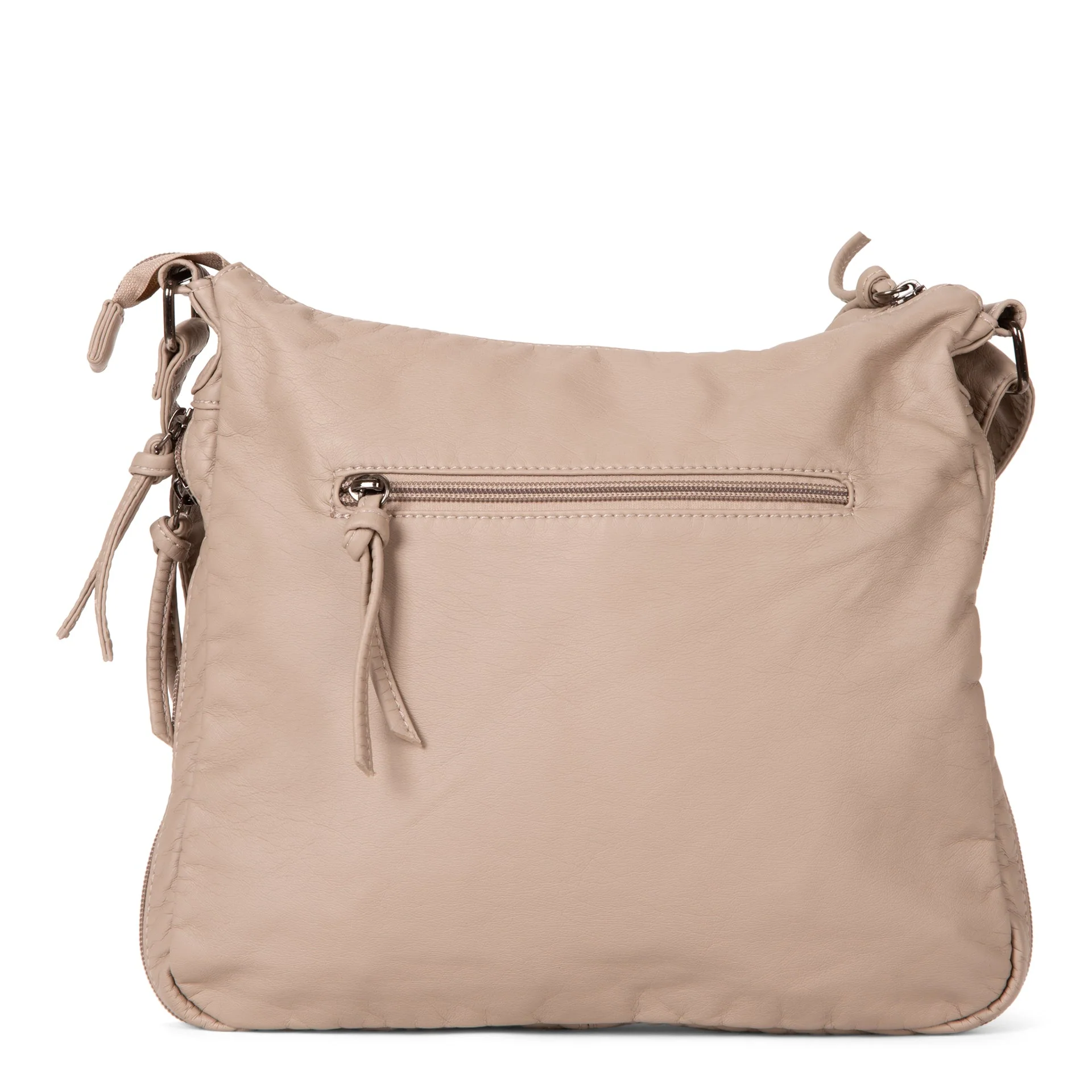 Medium Quilted Expandable Crossbody with Front Pockets