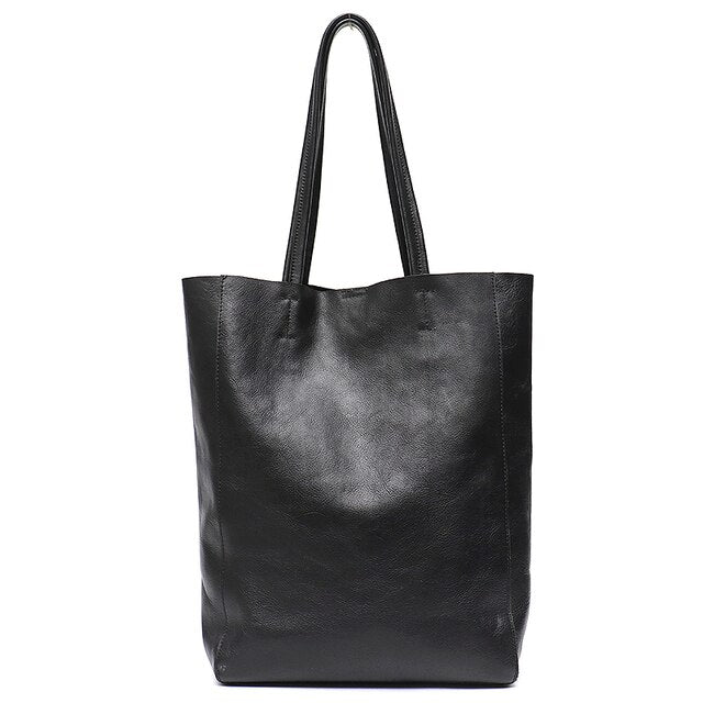 Ladies luxury tote bag 100% genuine leather large capacity