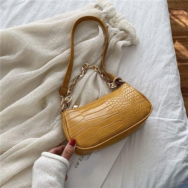 Ladies baguette shoulder bag