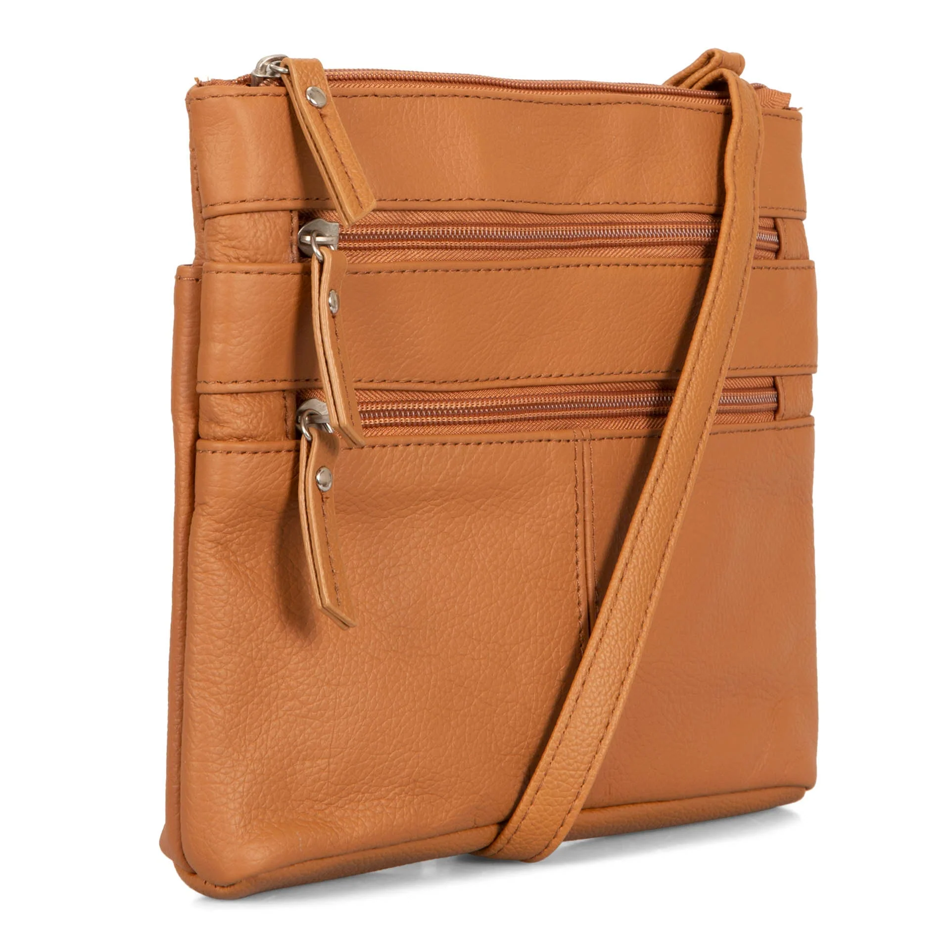 Mini Essential RFID Multi-Zip Crossbody