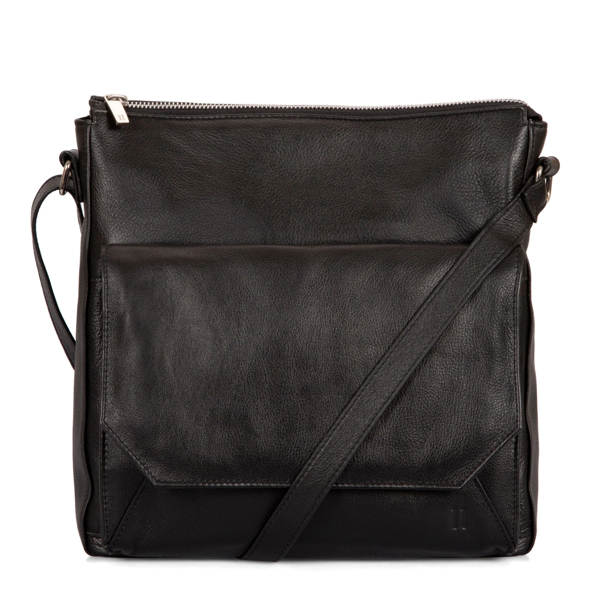 Large Leather Flap Crossbody