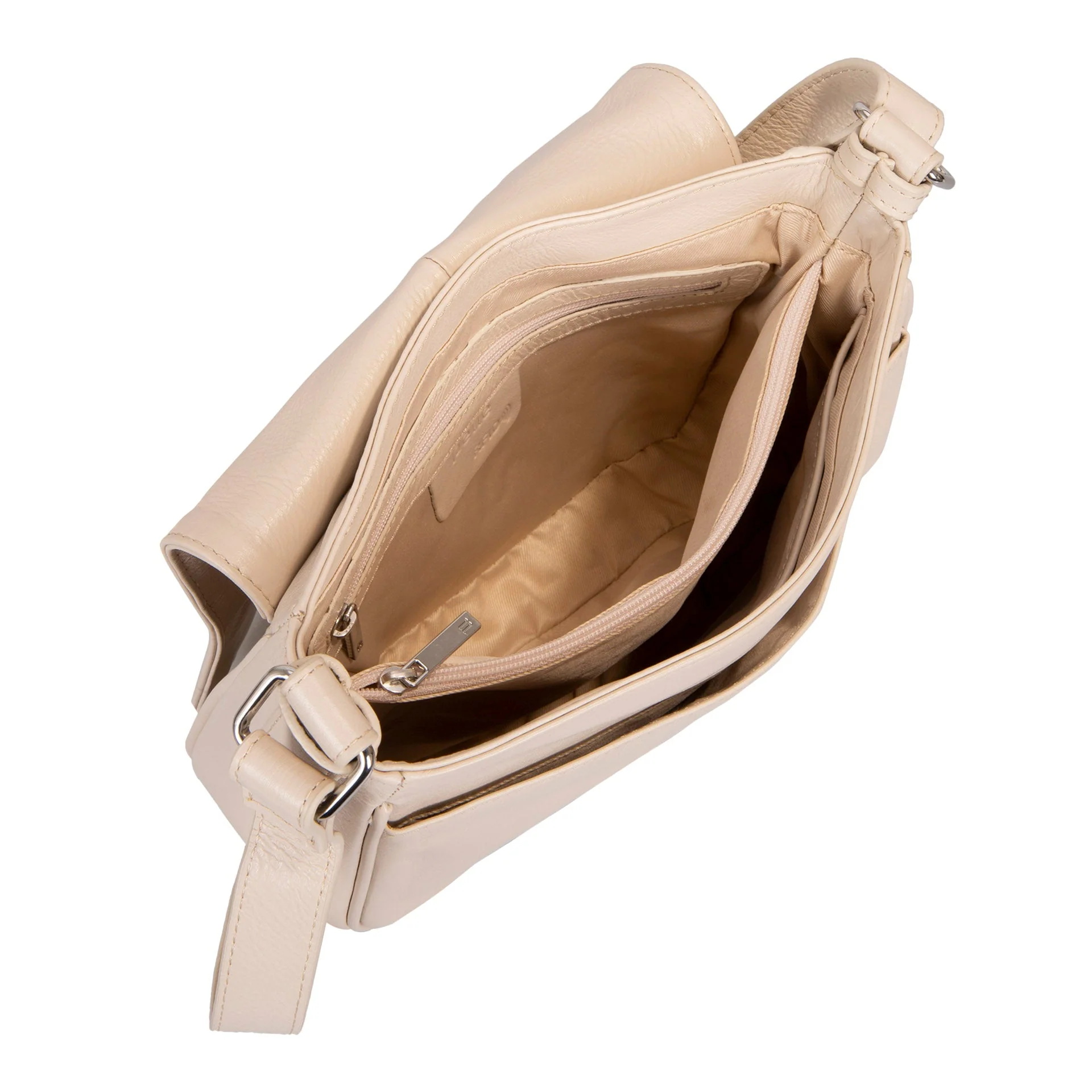 Leather Saddle Flap RFID Crossbody