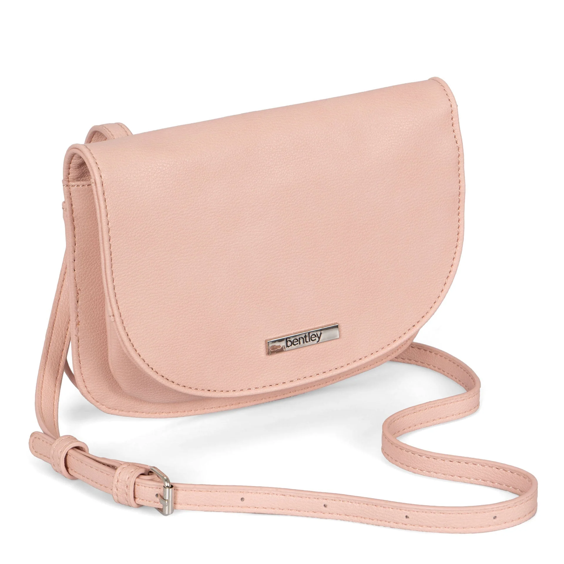 Organizer Flat Crossbody Bag With Card Holder