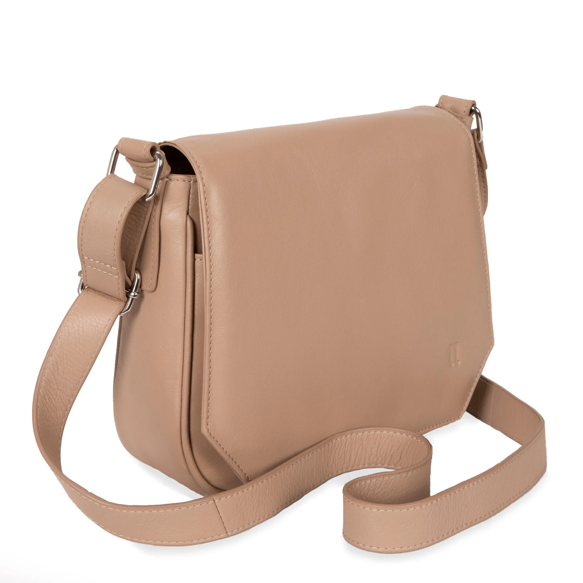 Leather Saddle Flap RFID Crossbody