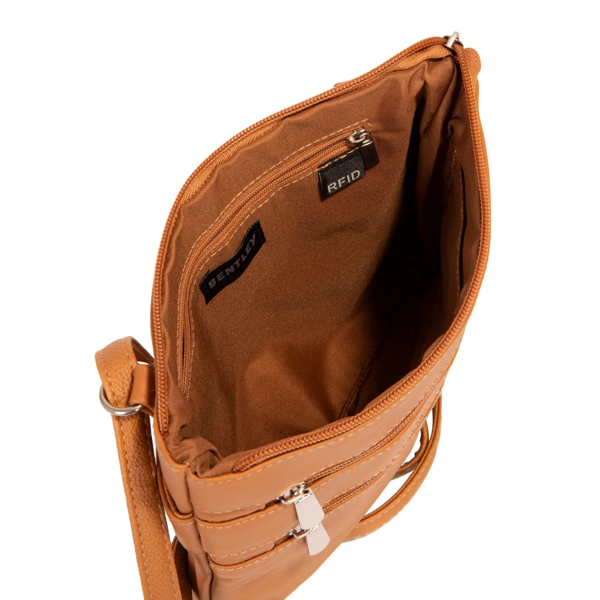 Mini Essential RFID Multi-Zip Crossbody