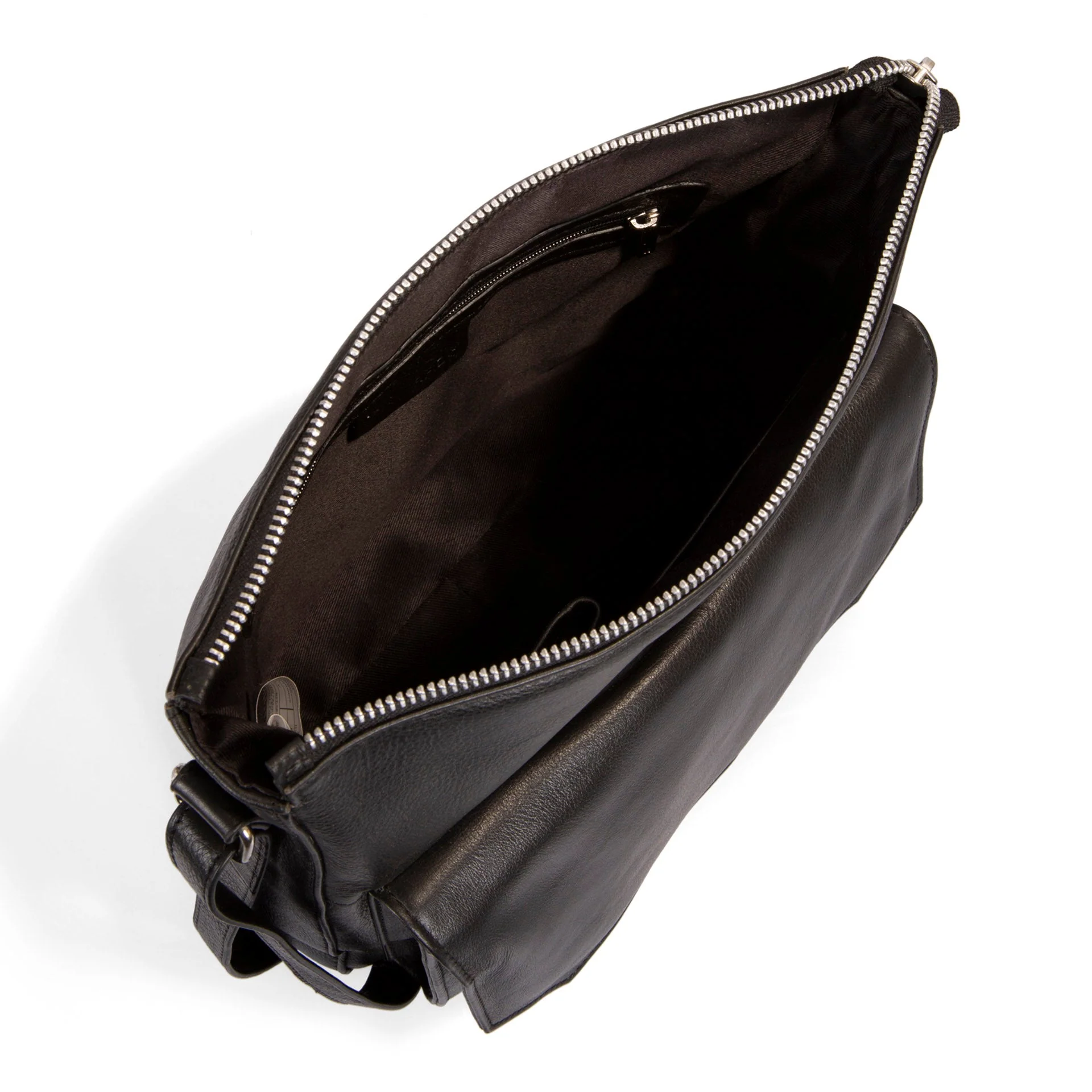 Large Leather Flap Crossbody