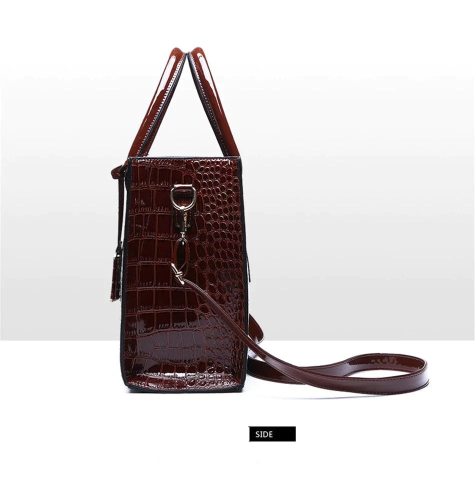 Ladies luxury tote handbag large capacity