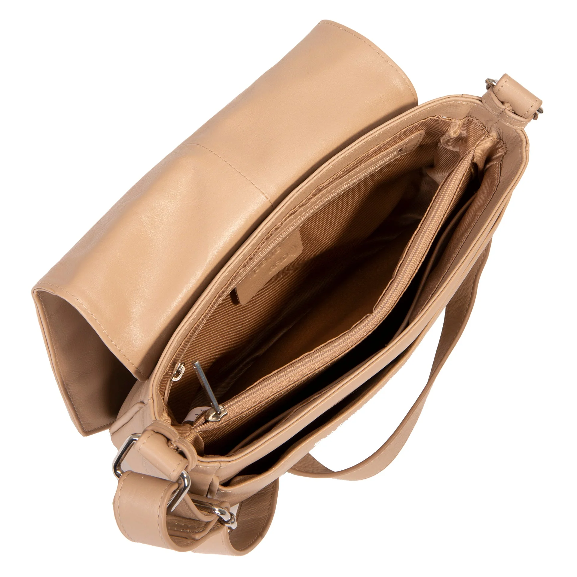 Leather Saddle Flap RFID Crossbody