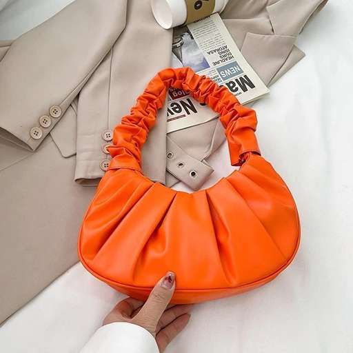 Ladies ruched shoulder bag