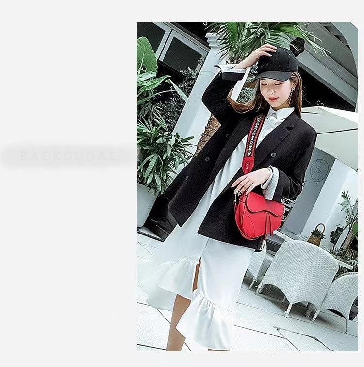 Women's classic saddle bag high quality luxury bag
