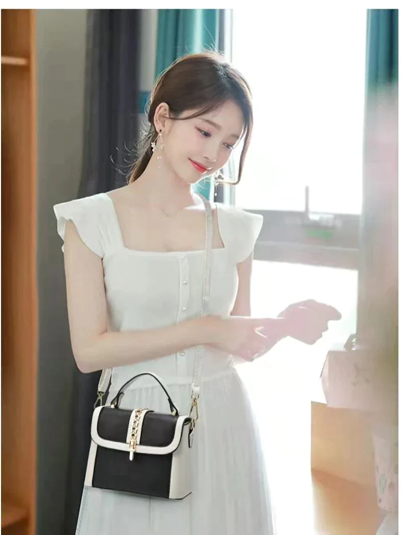 Women's fashion handbag with star detail cute trendy bag