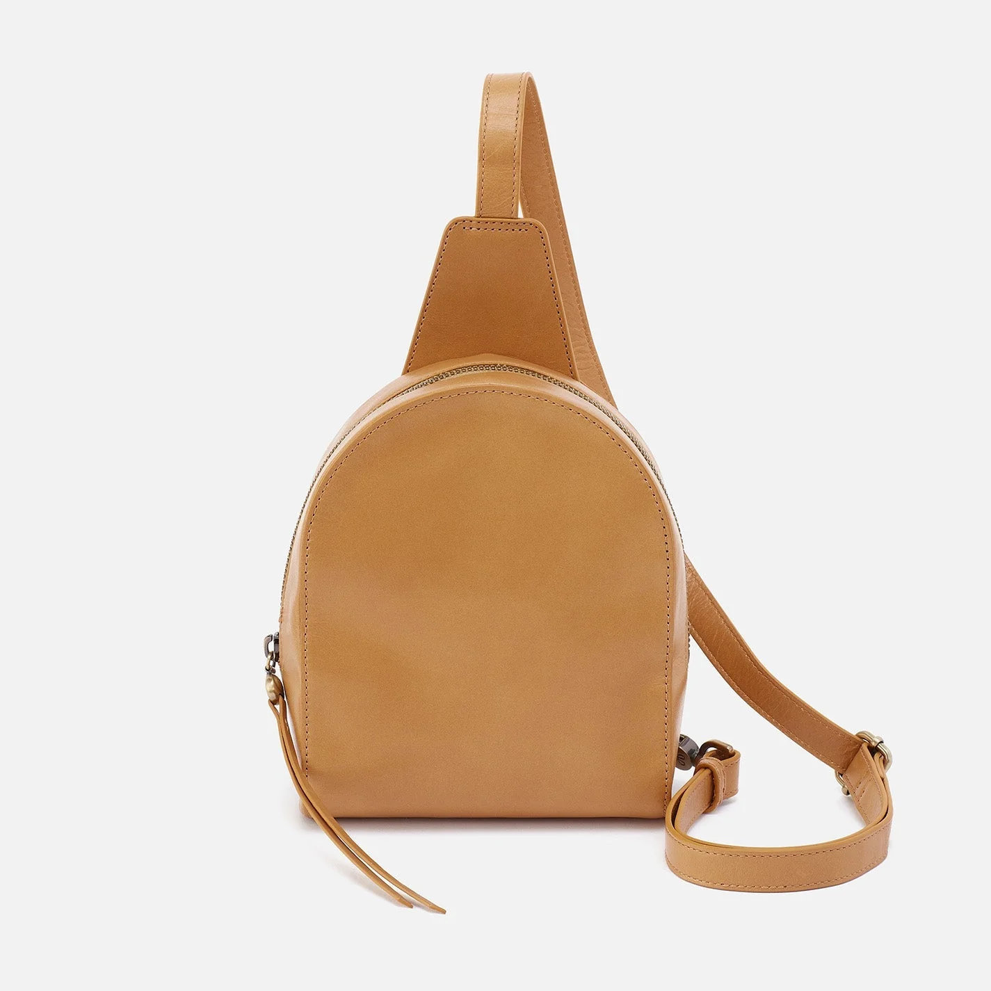 Dillon Sling in Polished Leather - Black Desert
