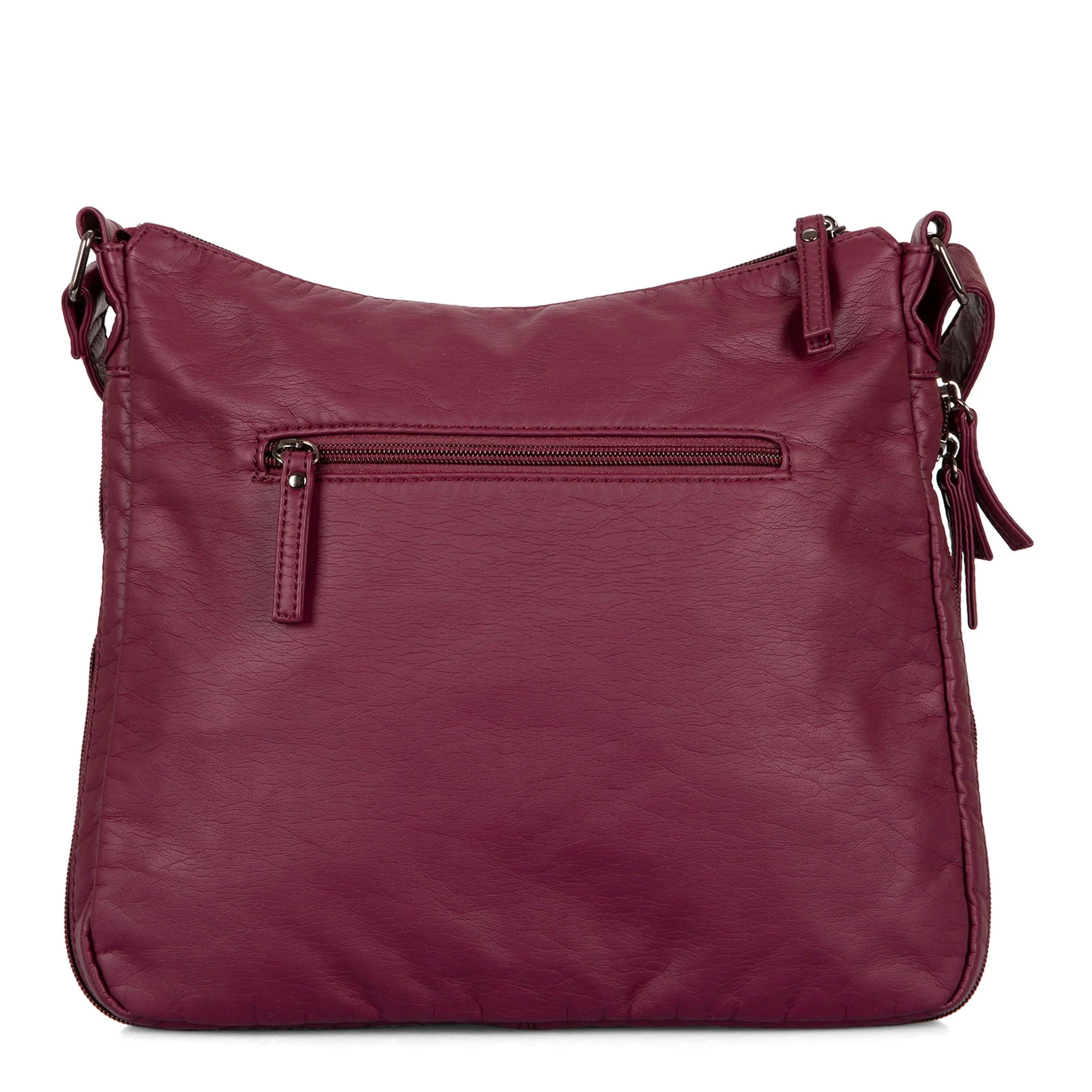 Medium Quilted Expandable Crossbody with Front Pockets