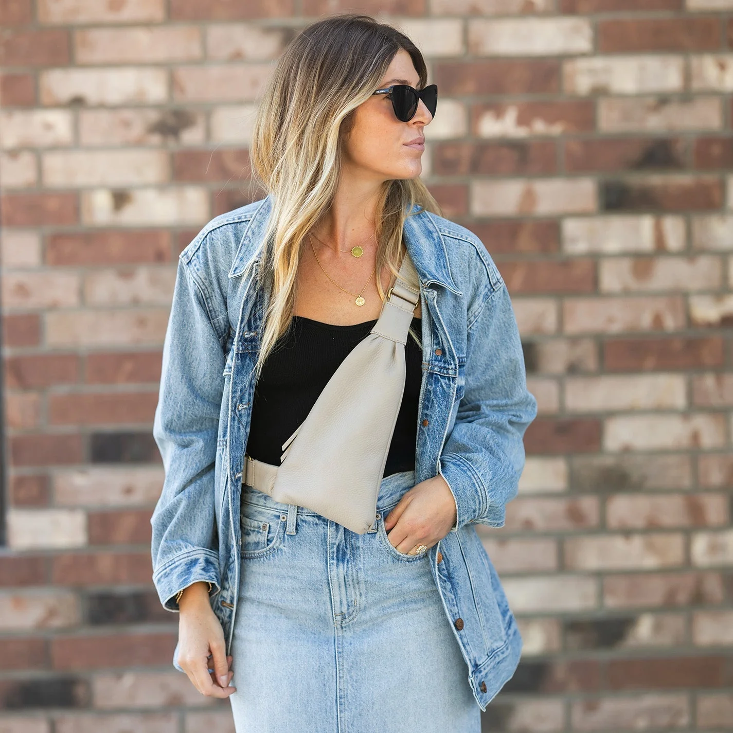 Bodhi Sling in Pebbled Leather