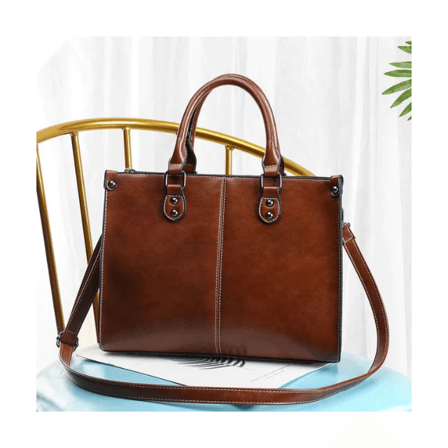 Women's Luxury High Quality Tote Handbag - Smooth Feel