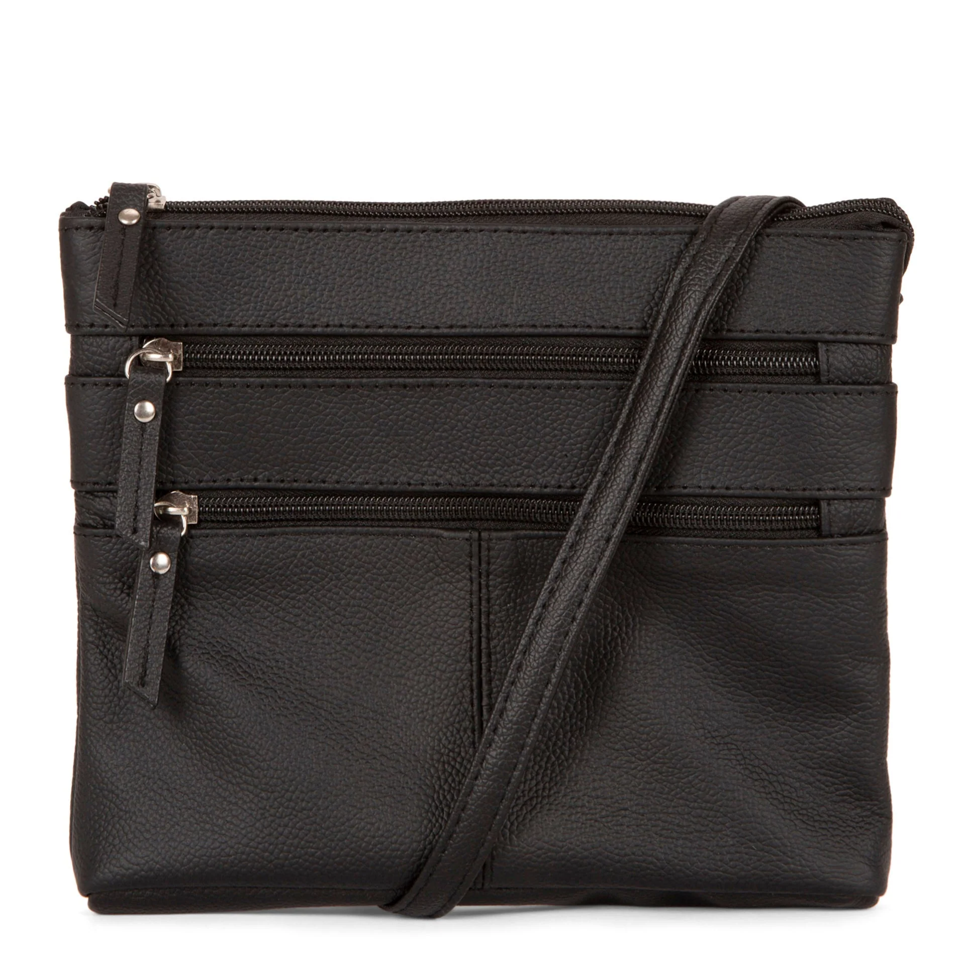 Mini Essential RFID Multi-Zip Crossbody