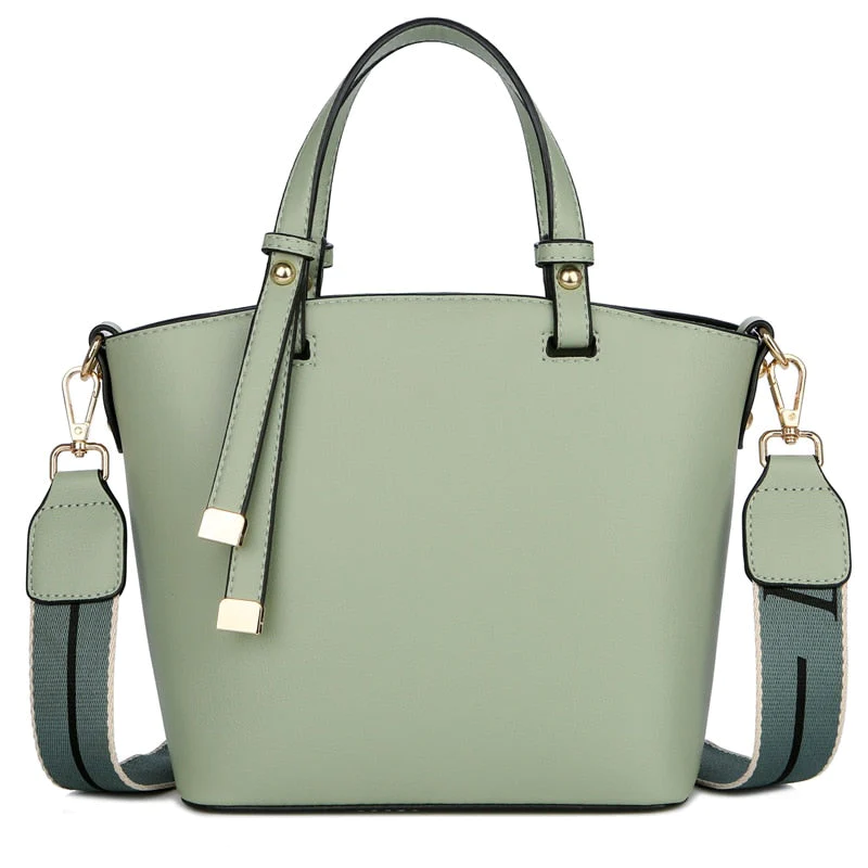 Large Leather Tote With Zipper