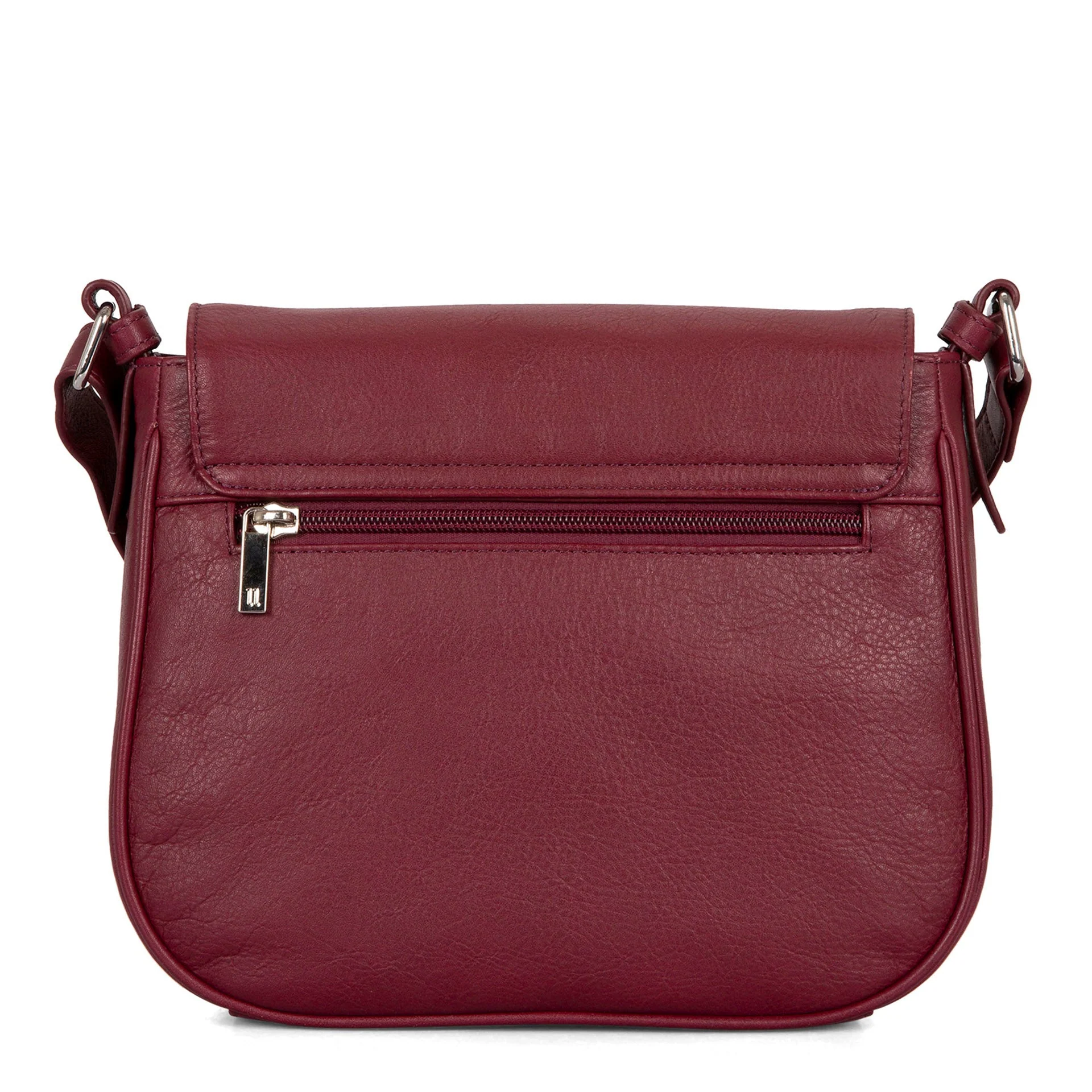 Leather Saddle Flap RFID Crossbody