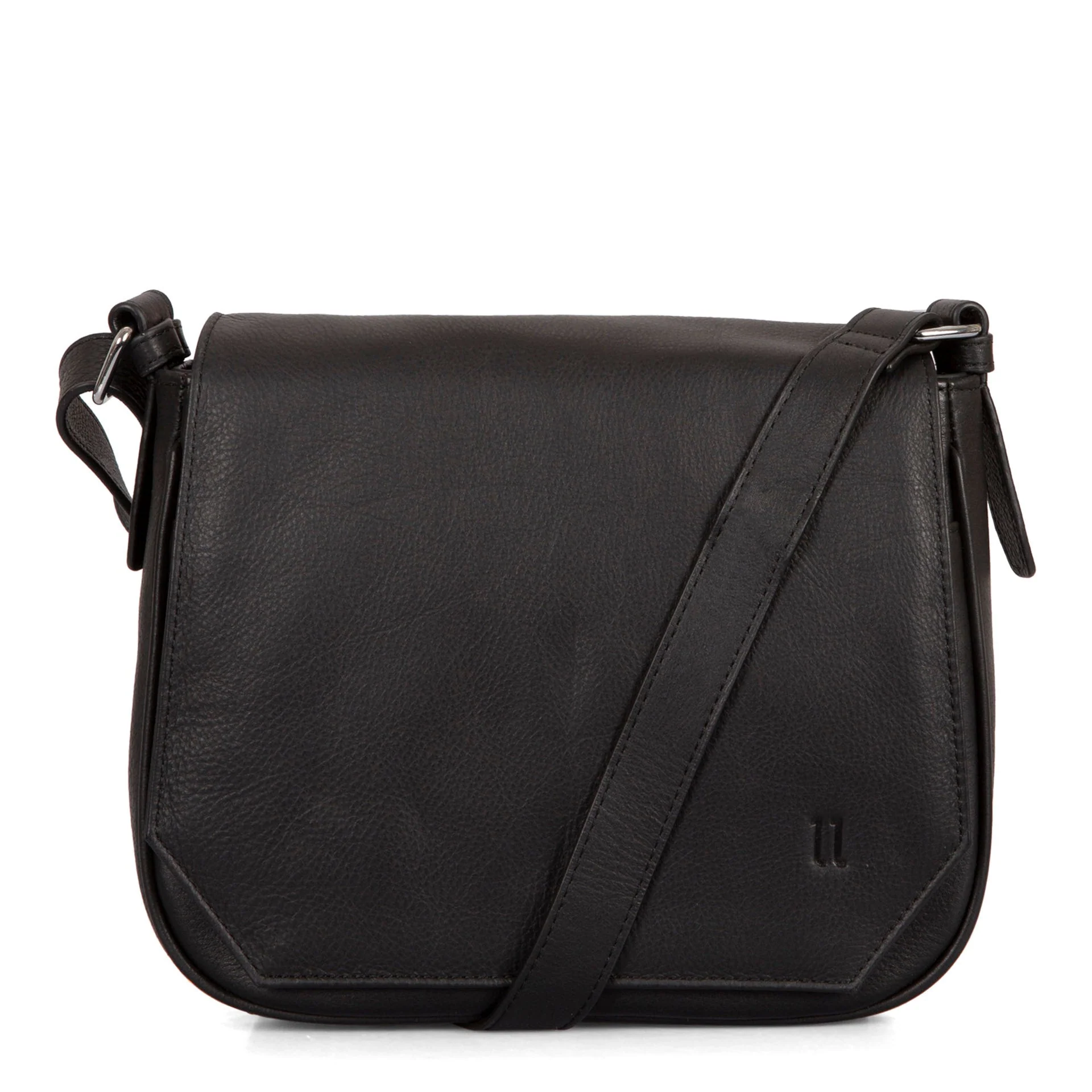 Leather Saddle Flap RFID Crossbody