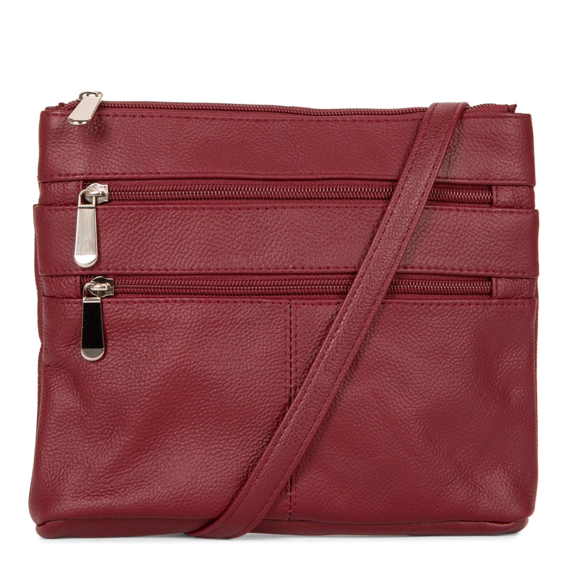 Mini Essential RFID Multi-Zip Crossbody