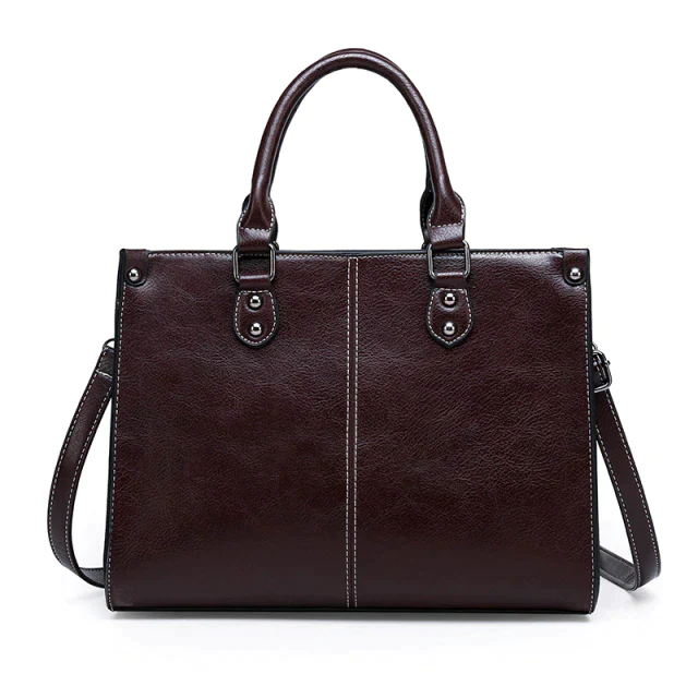 Women's Luxury High Quality Tote Handbag - Smooth Feel