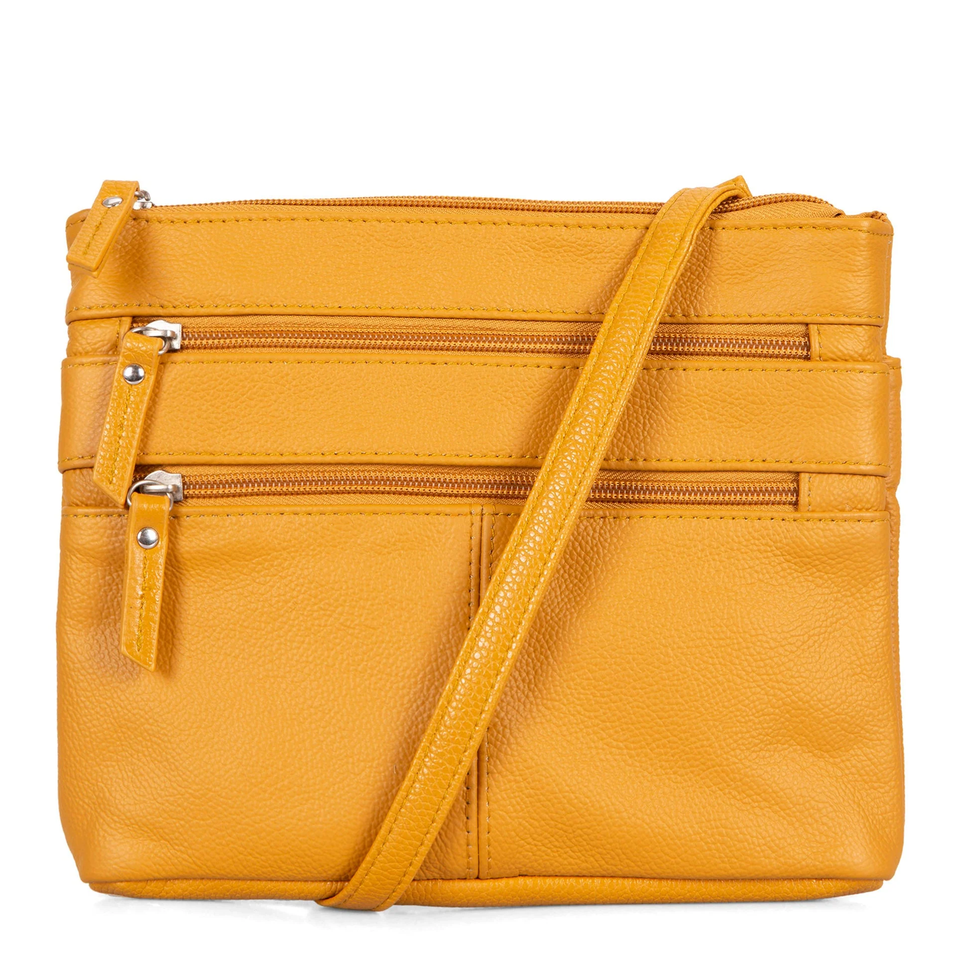 Mini Essential RFID Multi-Zip Crossbody