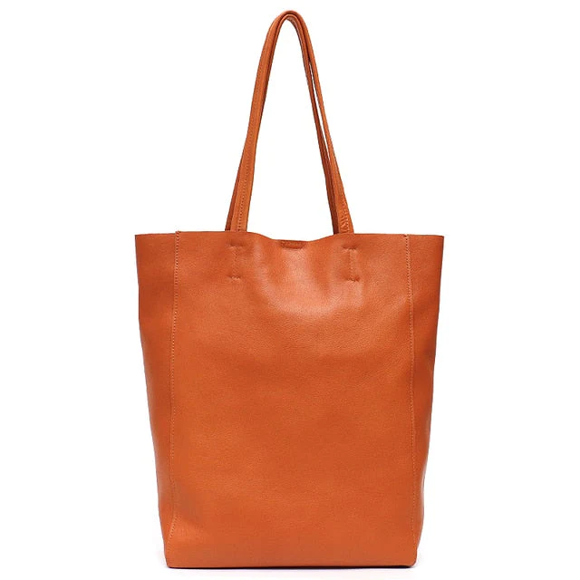 Ladies luxury tote bag 100% genuine leather large capacity