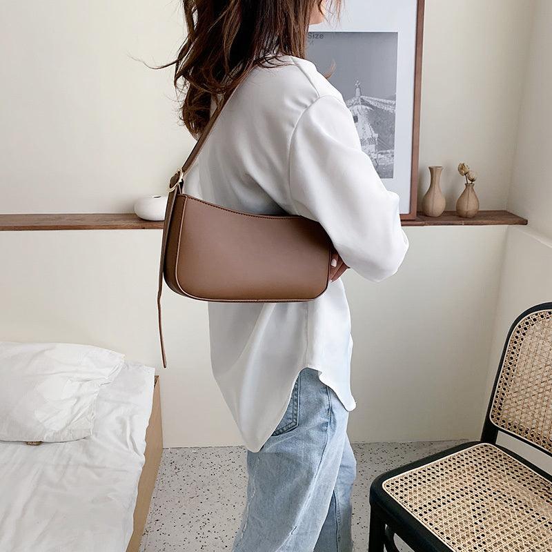 Womens minimalist statement shoulder bag