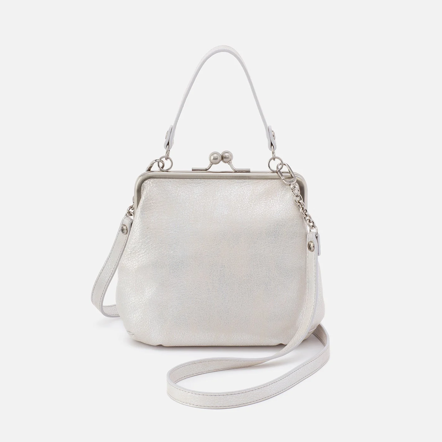 Alba Crossbody in Metallic Leather