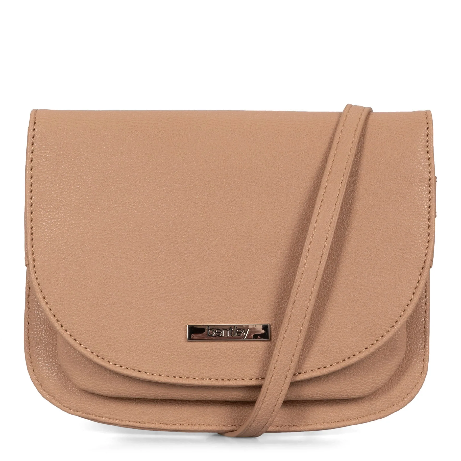 Organizer Flat Crossbody Bag With Card Holder