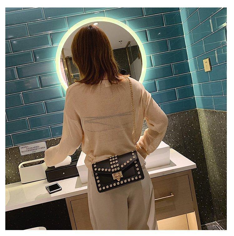 Ladies luxury diamond studded shoulder and crossbody bag