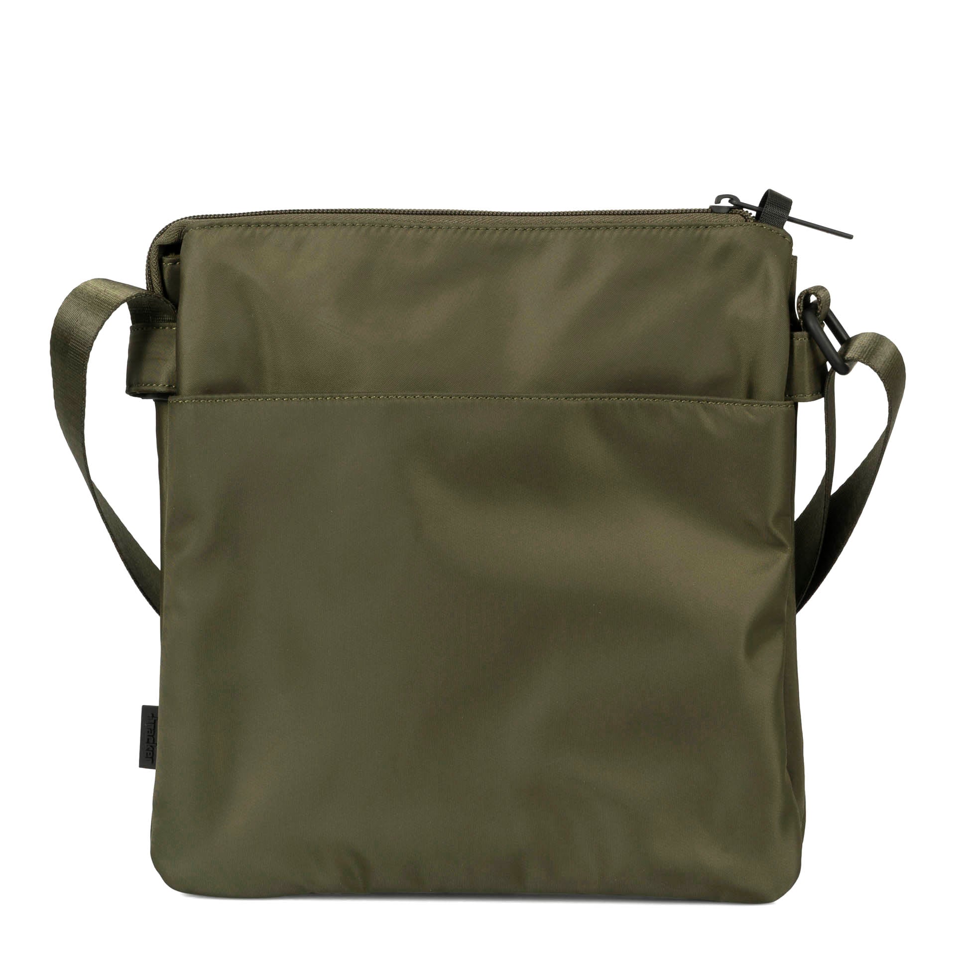 Basic Nylon RFID 2-Gusset Crossbody Bag