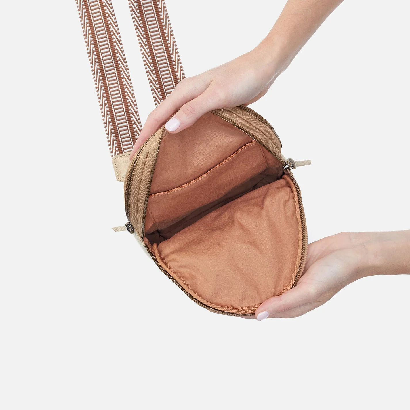 Cass Sling in Metallic Leather